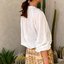Classic Pleated Bohemian Blouse - Retrorobe