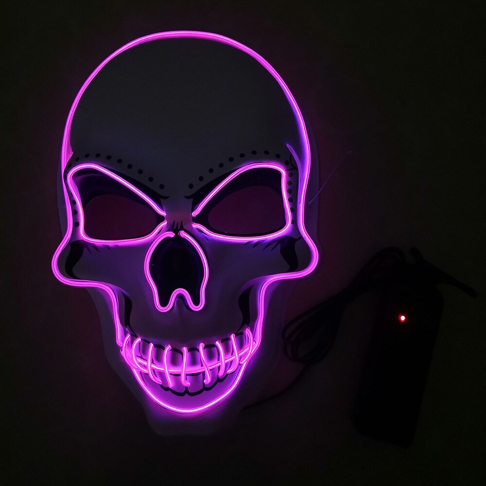 Skull Skeleton LED Mask