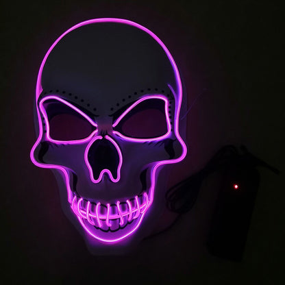 Skull Skeleton LED Mask