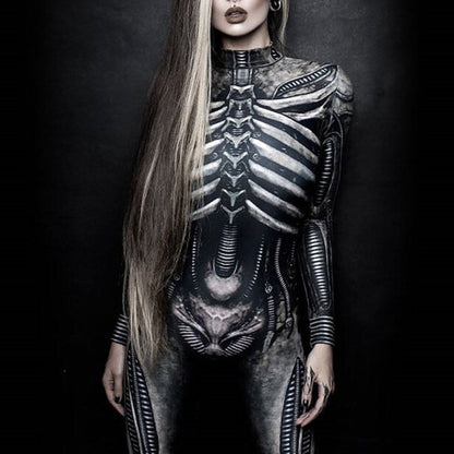 Women's Skeleton Skull Bodysuits