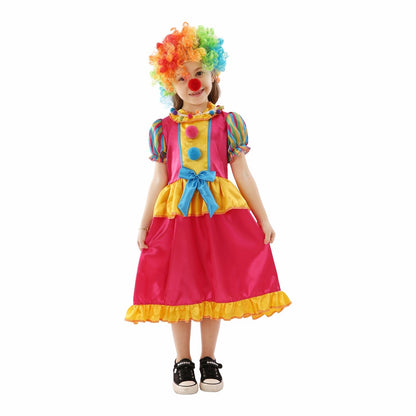 Clown Outfits with Wigs for Kids