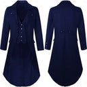 Men's Steampunk Solid Color Tailcoat - Retrorobe
