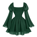 Vestido corto estilo corsé de hada medieval