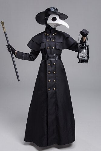 Costume de médecin de la peste médiéval pour Halloween