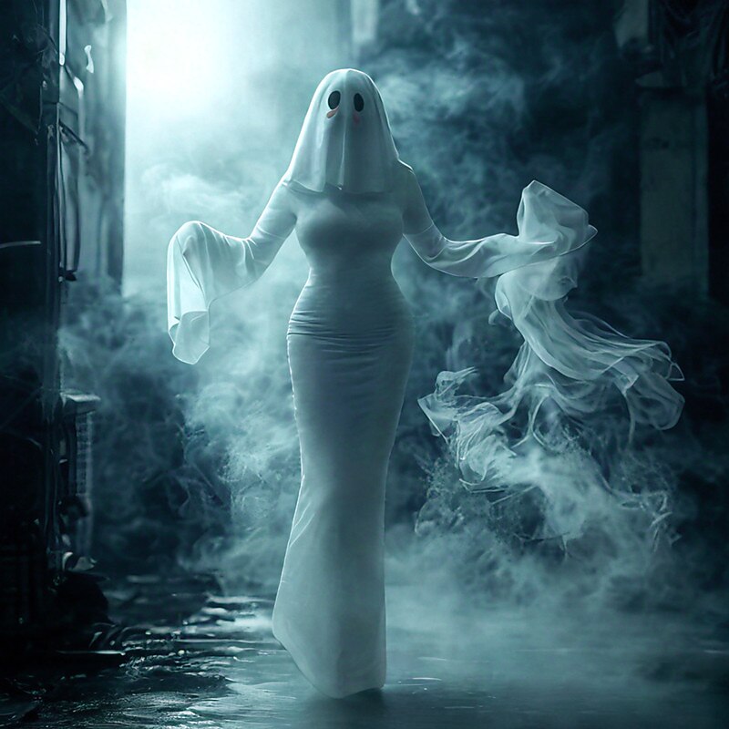 Ghost Ghostly Bride Dress