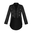 Men's Black Paisley Tailcoat Victorian Gentleman 5-Piece Costume Set