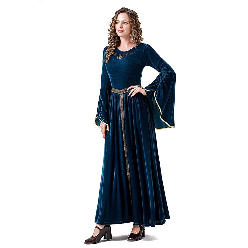Celtic Velvet Maxi Dress