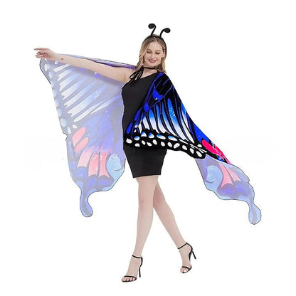 Butterfly Costume with Wings Headband Mask