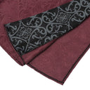 Men's Burgundy Gothic Vampire Tailcoat Costume Set