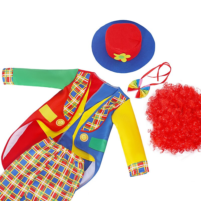 Circus Clown Outfits Cosplay for Kids