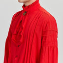 Blusa victoriana con volantes