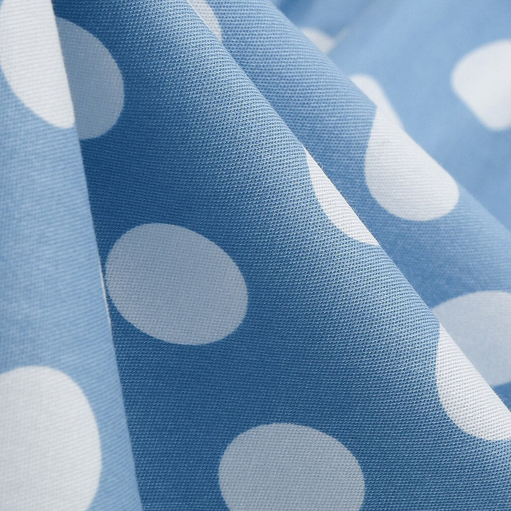 Women's 1950s Polka Dot Halter Neck Flare Dress