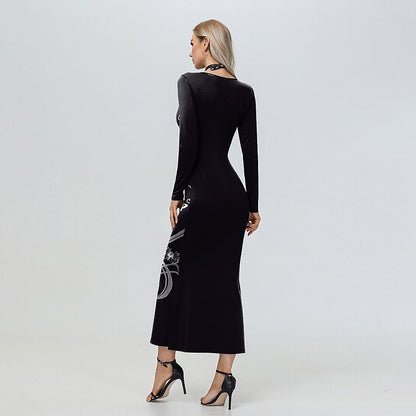 Skull Skeleton Halloween Dress
