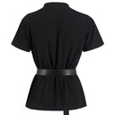 Pirate Style Lace-up Tunic - Retrorobe