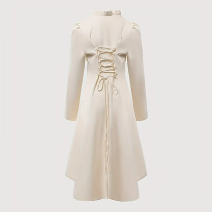 Steampunk High - Low Hem Long Jacket Dress