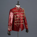 Men's Red Sequin Nutcracker Coat