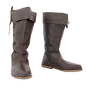 Medieval Renaissance Knee High Flat Boots for Ren Faire - Retrorobe