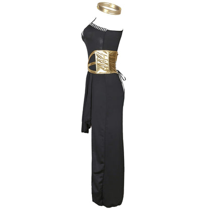 Egyptian Goddess Costume Black Dress