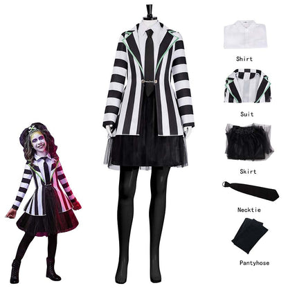 Beetlejuice Women's & Girls' Costume