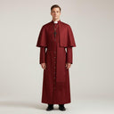 Men's Gothic Dark Cleric Robe 3-Piece Costume Set