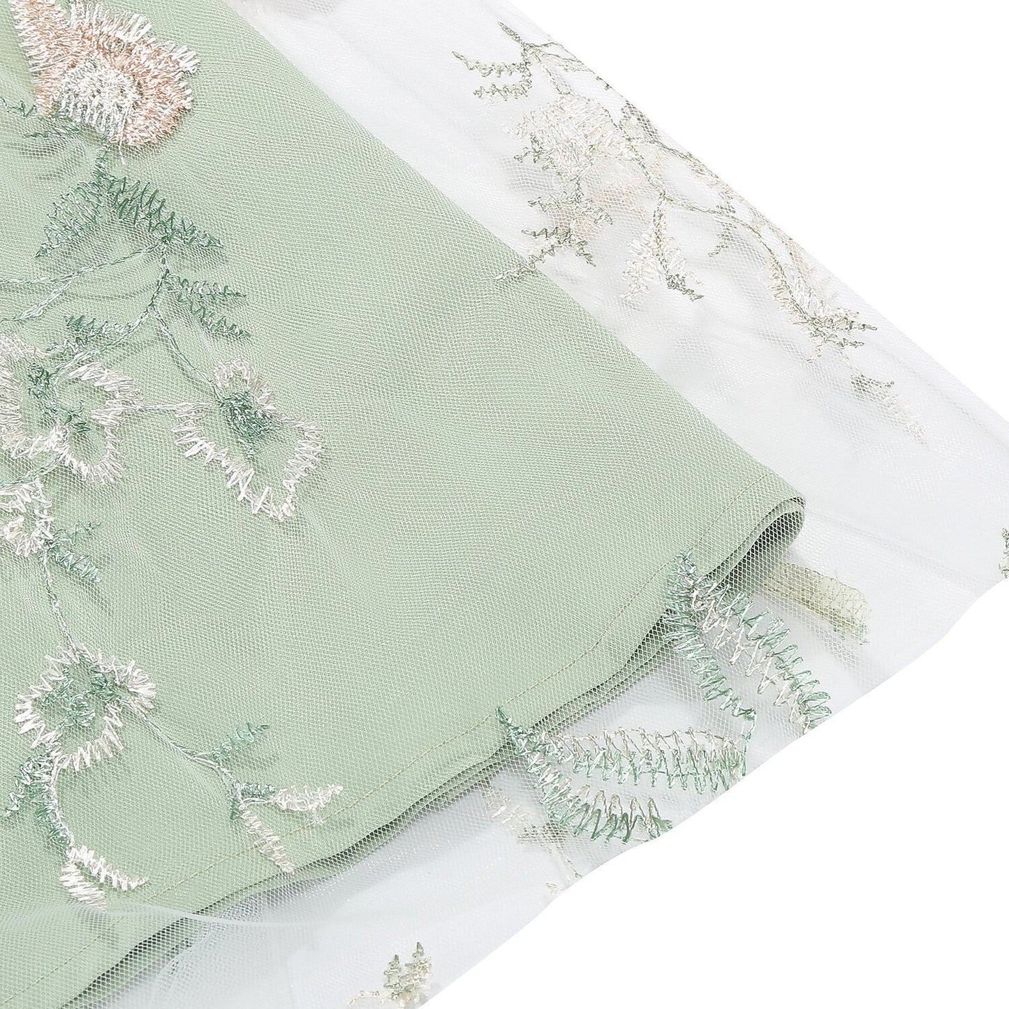 Floral Embroidered Sweetheart Midi Dress