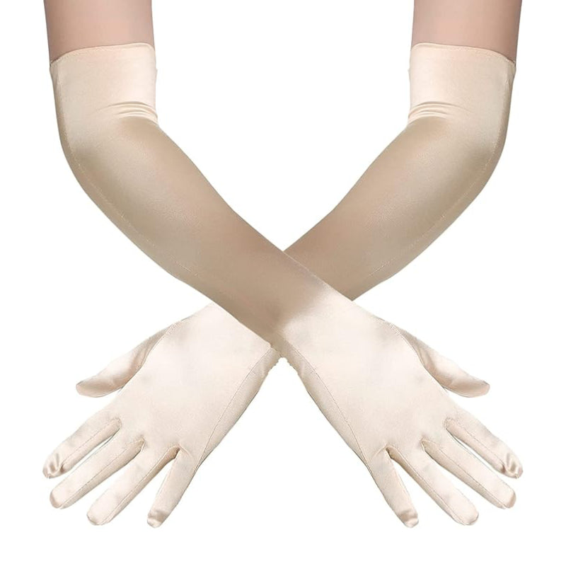 5Pcs 1920s Beige Accessories Set