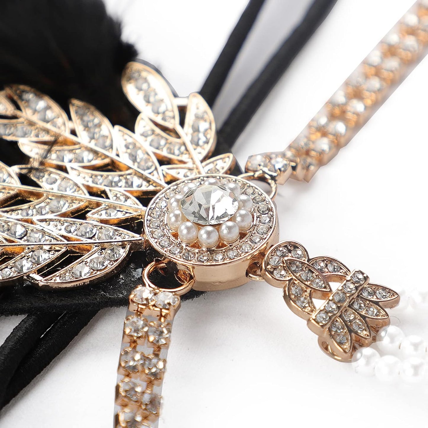 5Pcs 1920s Golden Age Art Deco Accessories Set