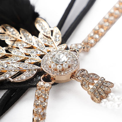 5Pcs 1920s Golden Age Art Deco Accessories Set