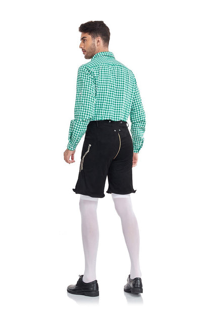 Oktoberfest Men's Lederhosen Set with Shirt