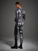 Men's Skeleton Biker 2-Piece Halloween Costume Set