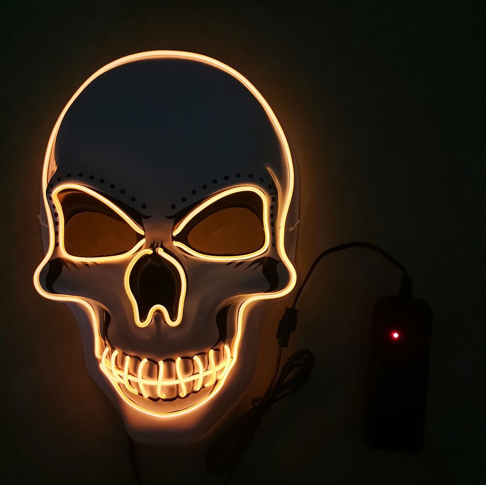 Skull Skeleton LED Mask