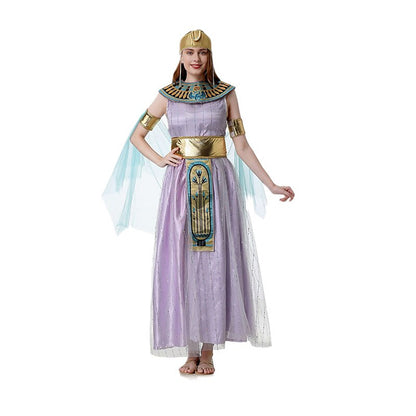 Egyptian Queen Cleopatra Dress with Collar & Belt