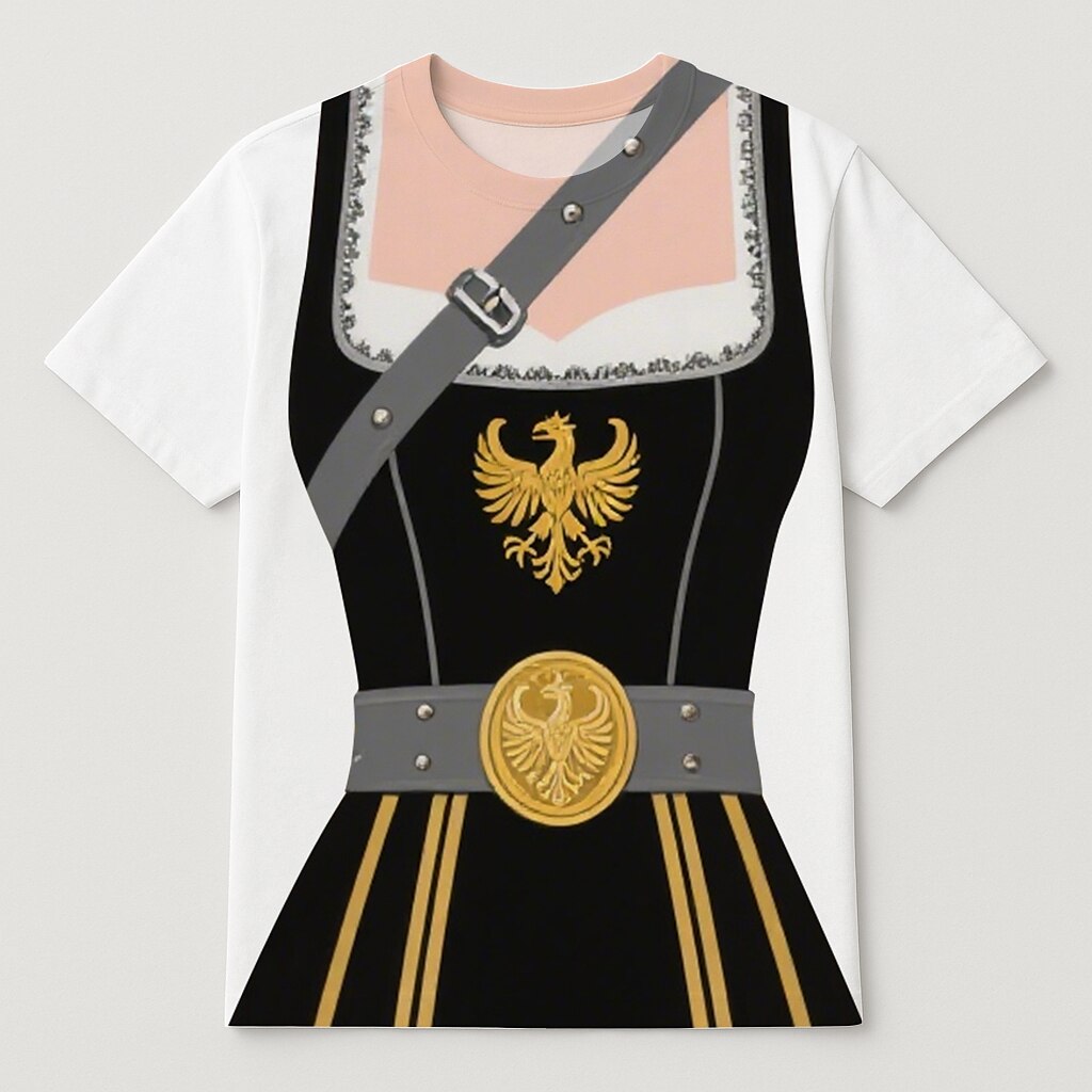Women's Oktoberfest Dirndl Graphic T-shirt