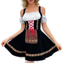 Oktoberfest Beer Costume Dress Dirndl Apron Set - Retrorobe