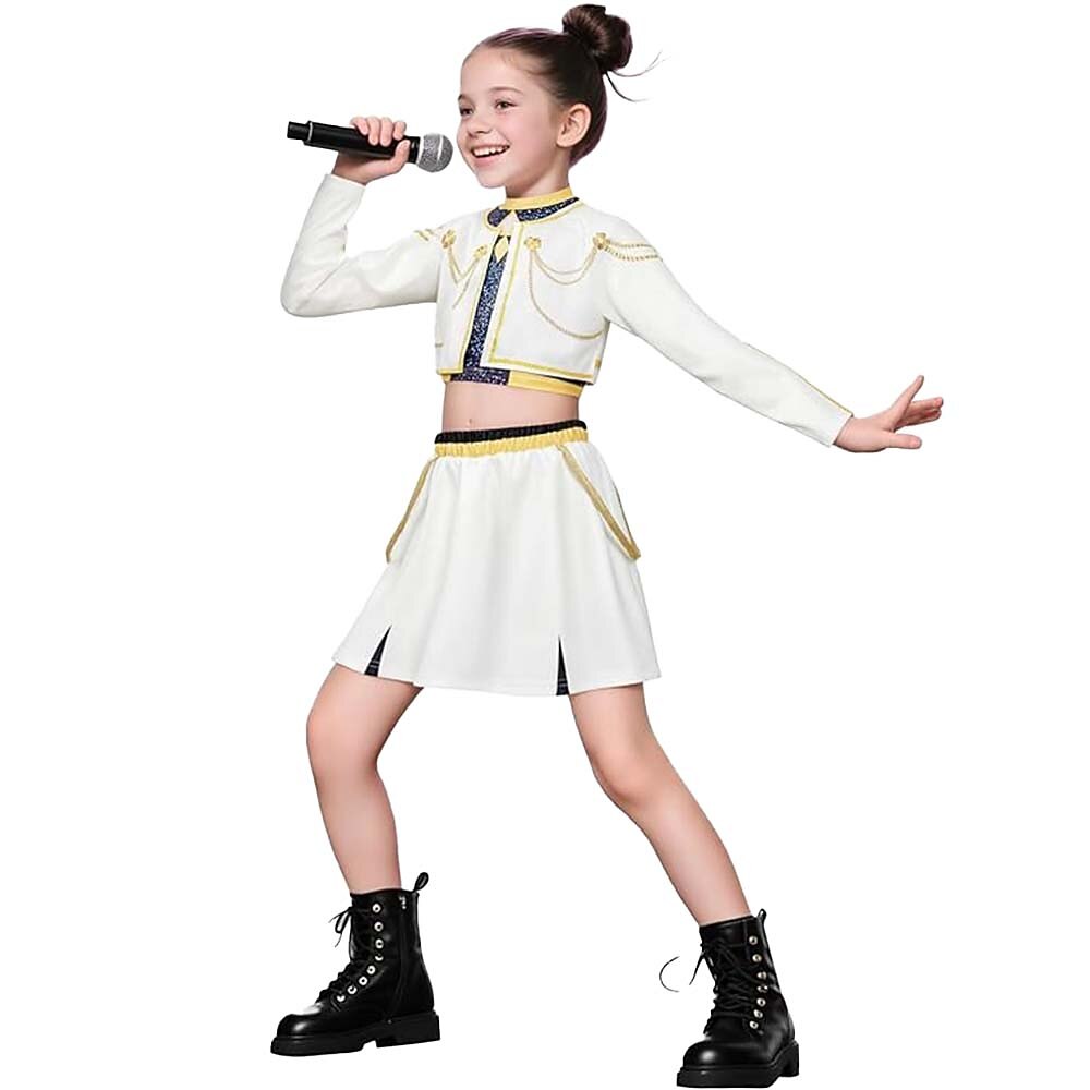Korean Pop Idol Inspired Pop Star Costume for Girls