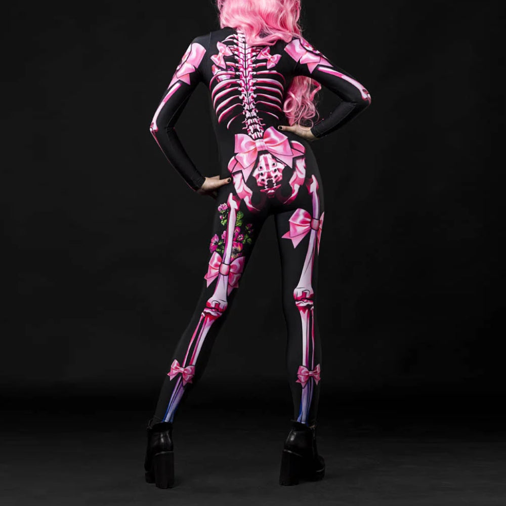Skeleton Skull Halloween Zentai Suits