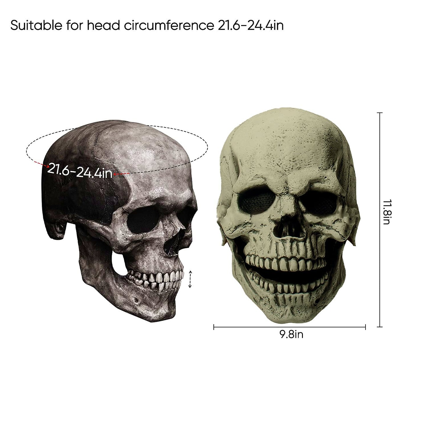 Full Head Skull Mask