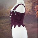 Women's Lace-Up Witch Dress 4-Piece Set