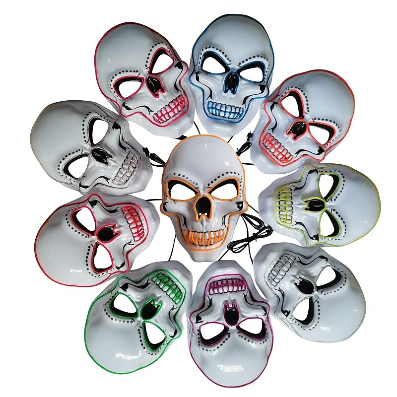 Skull Skeleton LED Mask