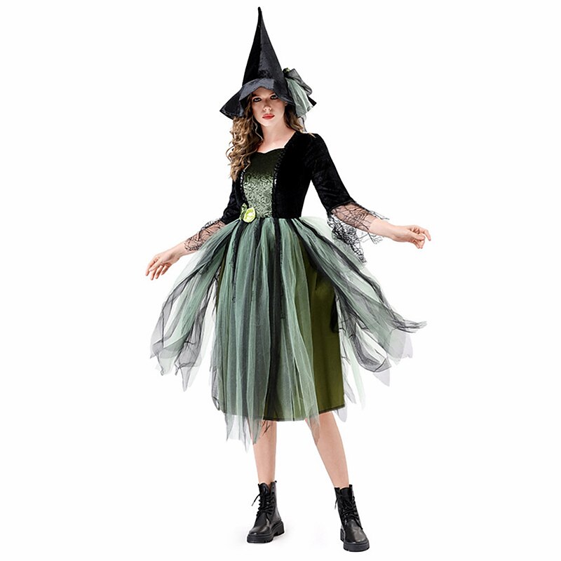 Costume de sorcière mystique gothique