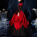 Gothic Victorian Crinoline Style Ball Gown - Retrorobe