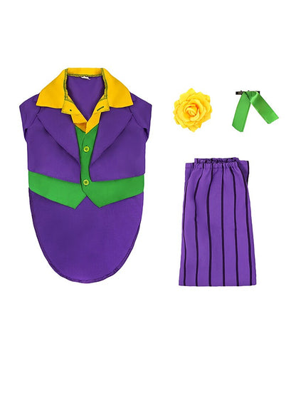 Joker Halloween Outfits with Wig