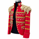 Men's Red Gold-Fringed Nutcracker Coat