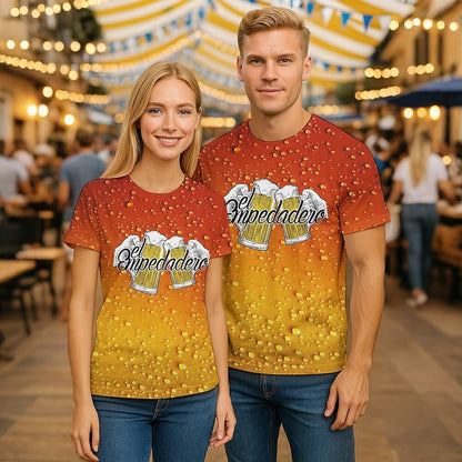 Unisex Oktoberfest It's Beer Time Graphic T-shirt 1pc