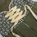 Oktoberfest Green Embroidered Dirndl Dress with Apron - Retrorobe