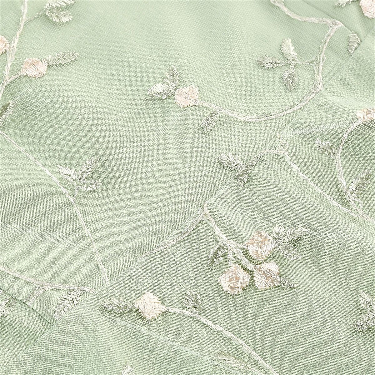 Floral Embroidered Halter Midi Dress