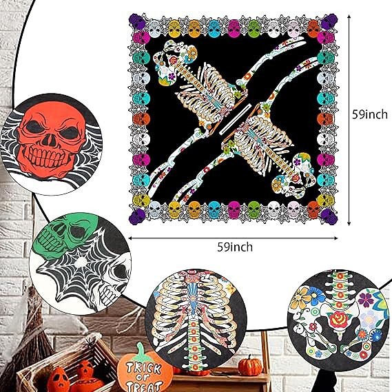 Bat Skull Skeleton Cape