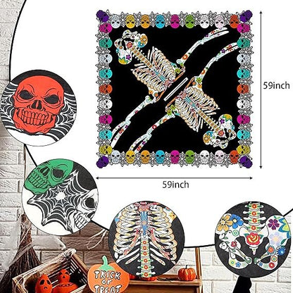 Bat Skull Skeleton Cape