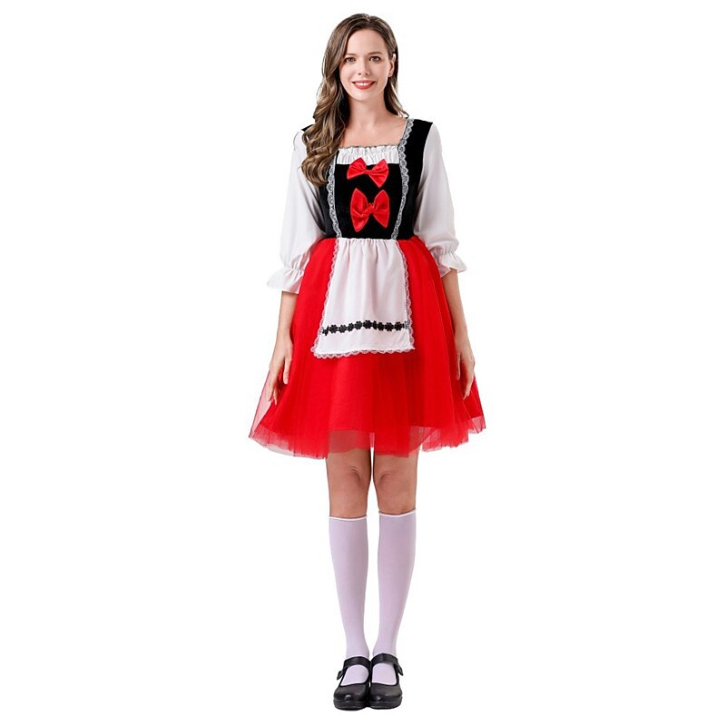 Little Red Riding Hood Dress with Cape