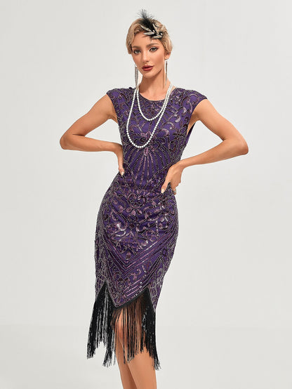 Art Deco Beading Flapper Dress